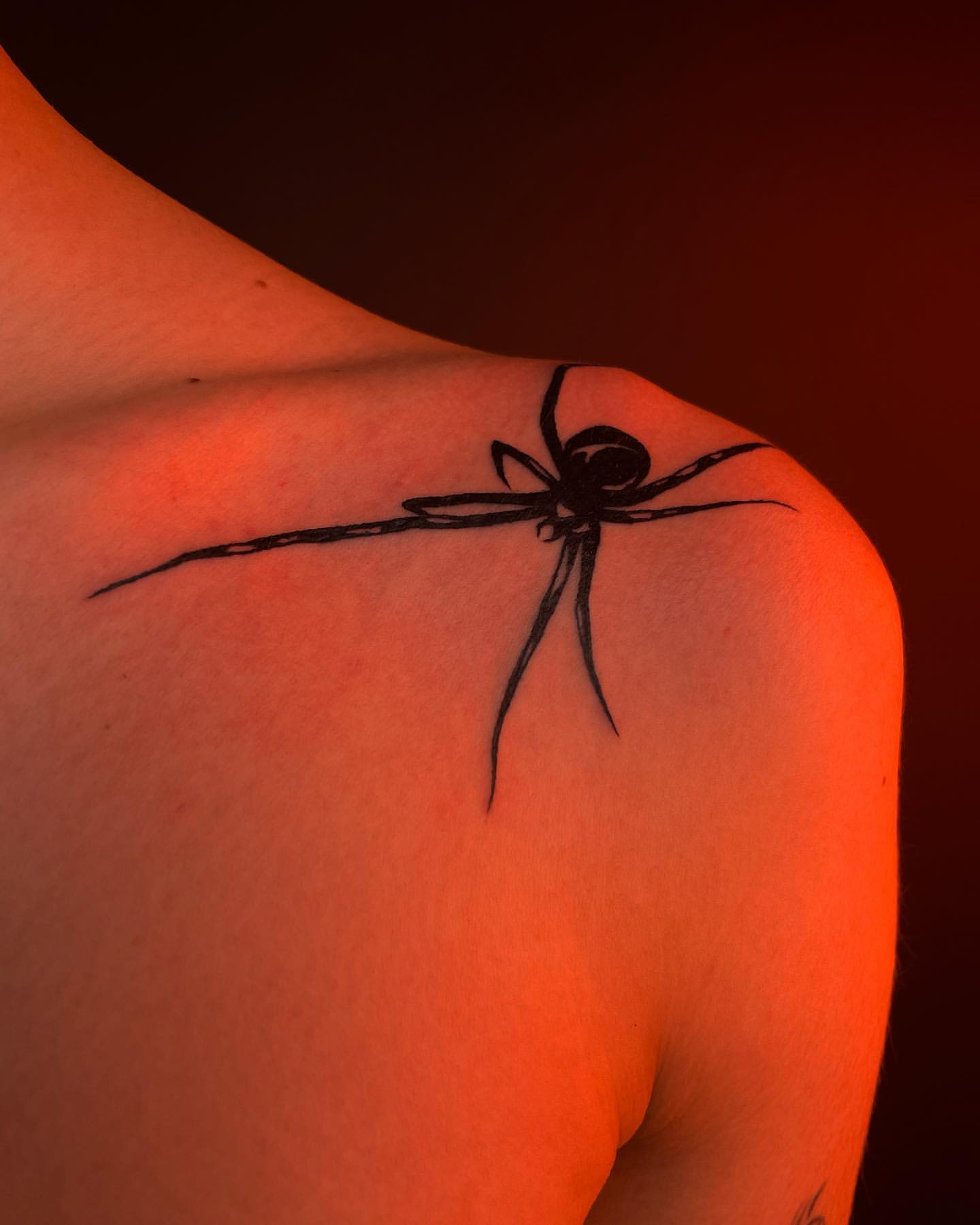 Spider Tattoo On Shoulder Web Tattoo Spider Web Tattoo Spider Tattoo