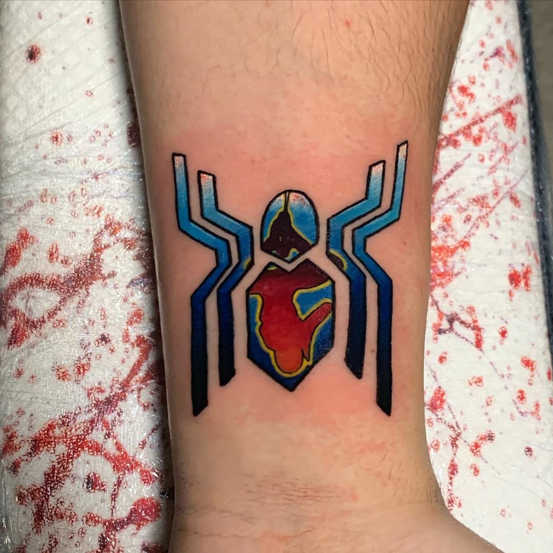 Spiderman Spiderman Tattoo Spiderman Chest Tattoo Tattoos