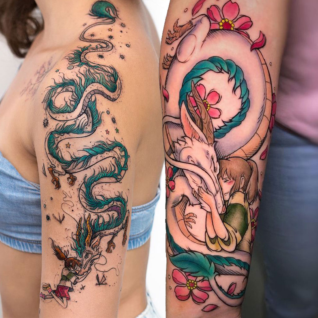 Spirited Away Dragon Tattoo By Zada Hk Tattoogrid Net