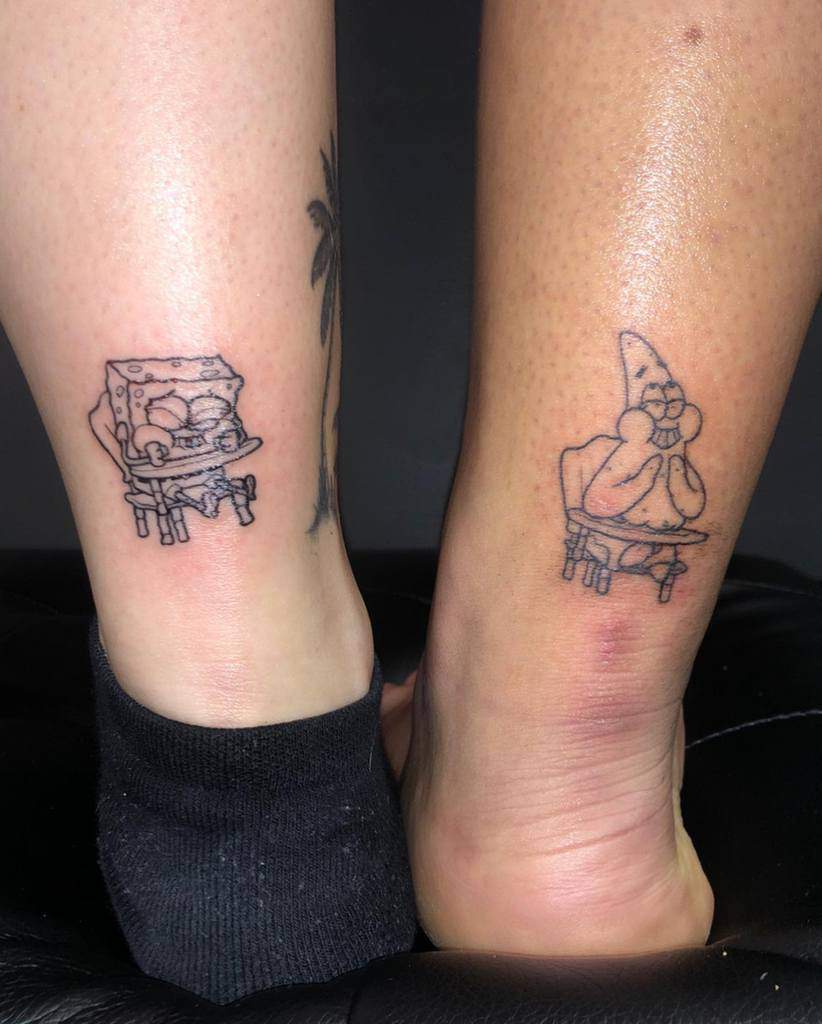 Spongebob Tattoos Tattoo Artists Inked Magazine Friendship