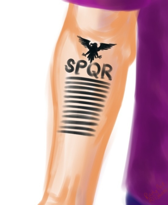 Spqr Tattoo Jason Grace