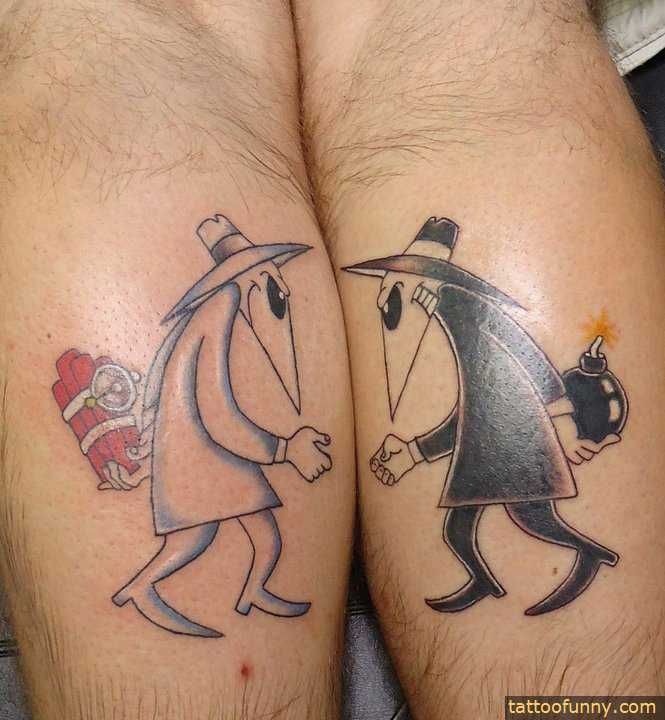 Spy vs Spy Tattoo: Espionage Ink Mastery Unveiled