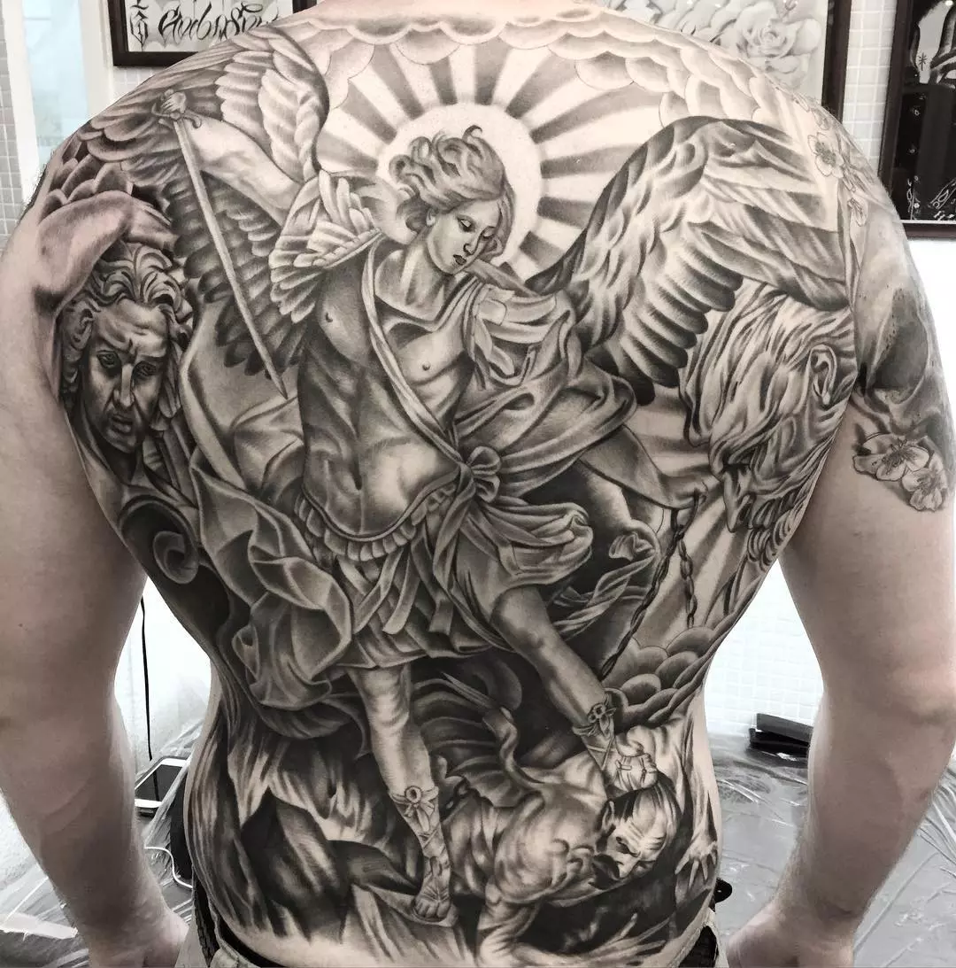 St Michael The Archangel Tattoo Designs and Inspirations