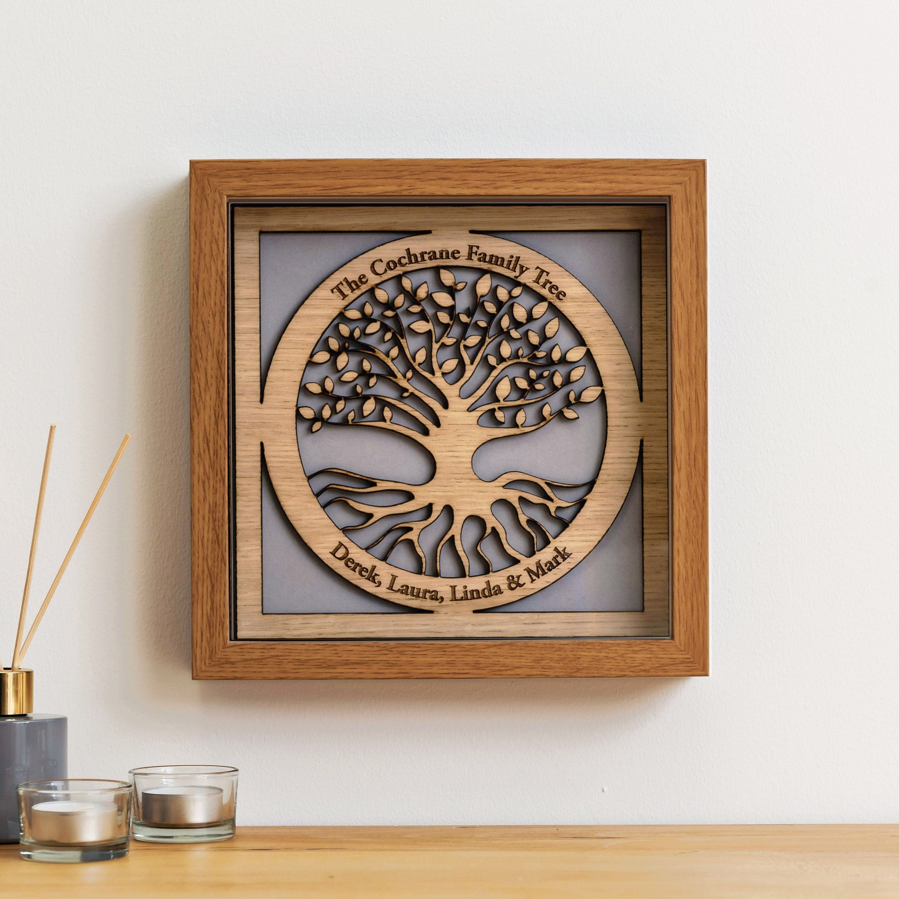 Stag Design Has Launched A Stunning Family Tree Frame Entirely Bespoke