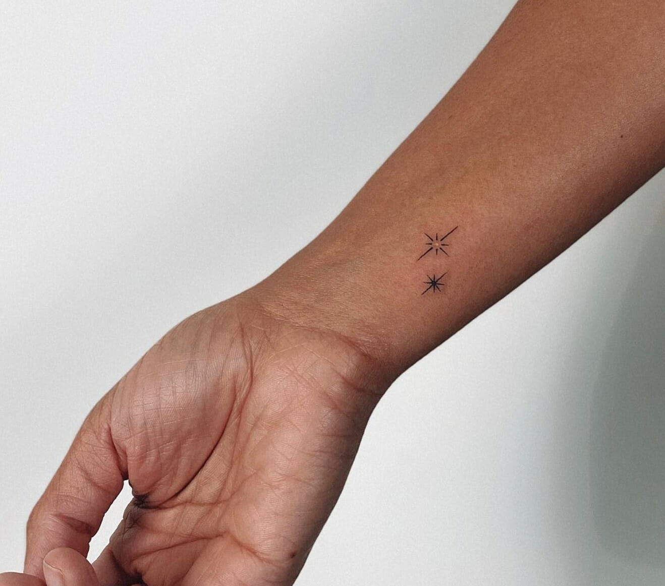 Star Tattoo Designs On Wrist Message