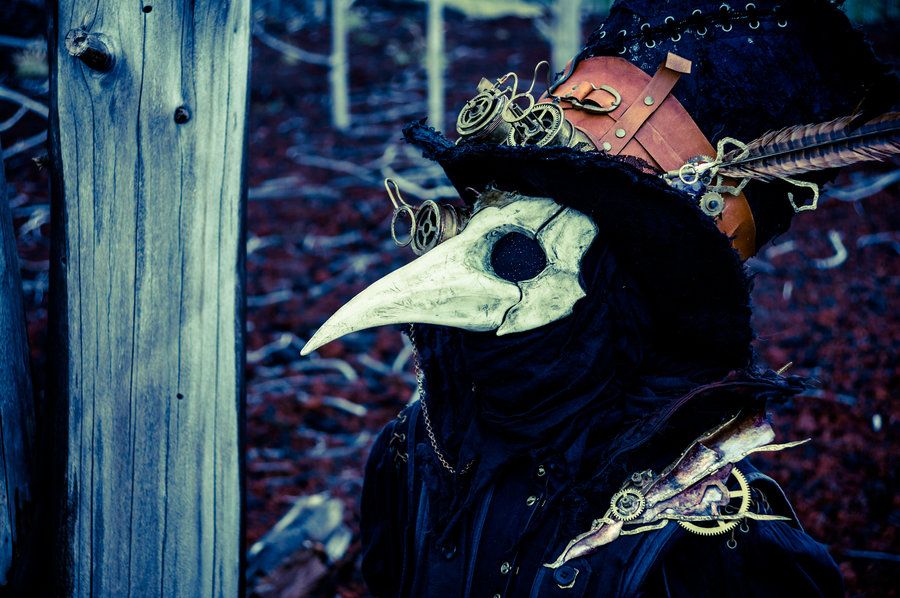 Steampunk Crow Mask By Cellmon On Deviantart Crow Mask Crow Costume