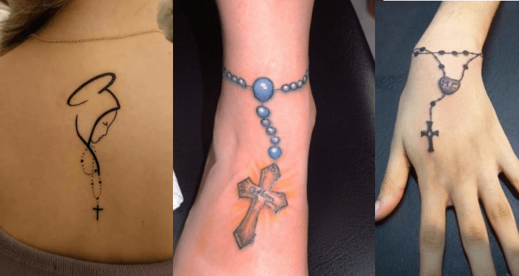 Stunning Rosary Tattoo Designs With Meanings