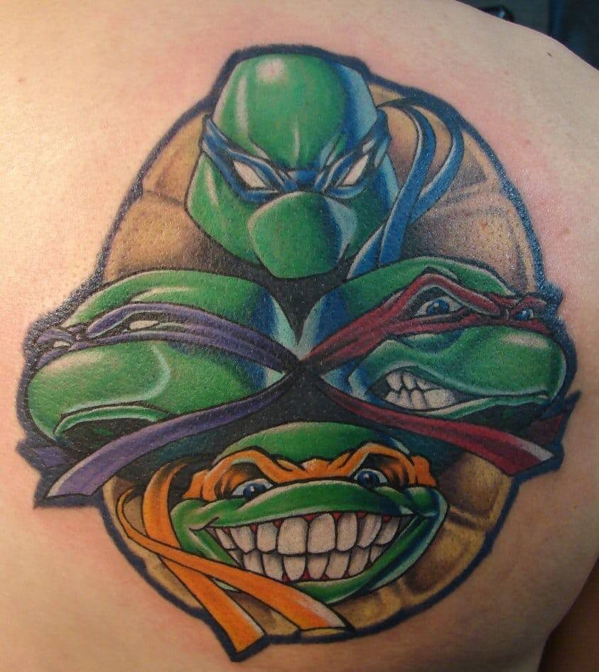 Stunning Teenage Mutant Ninja Turtle Tattoo