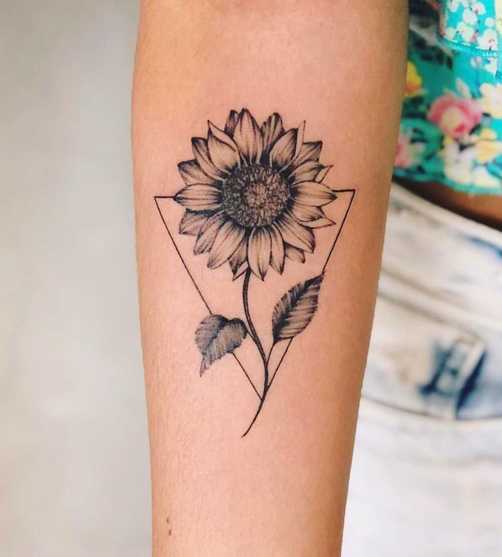 Sunflower Triangle Tattoo Meaning Best Flower Site