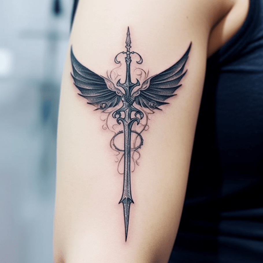 5 Stunning Designs for a Sword Tattoo with Wings