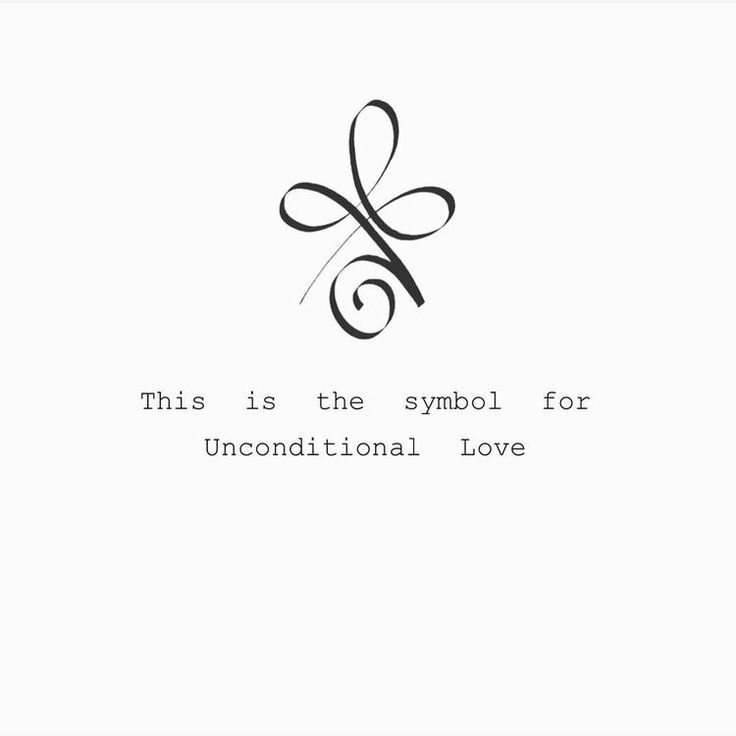 Symbol Of Unconditional Love Love Symbol Tattoos Symbolic Tattoos Love Tattoos