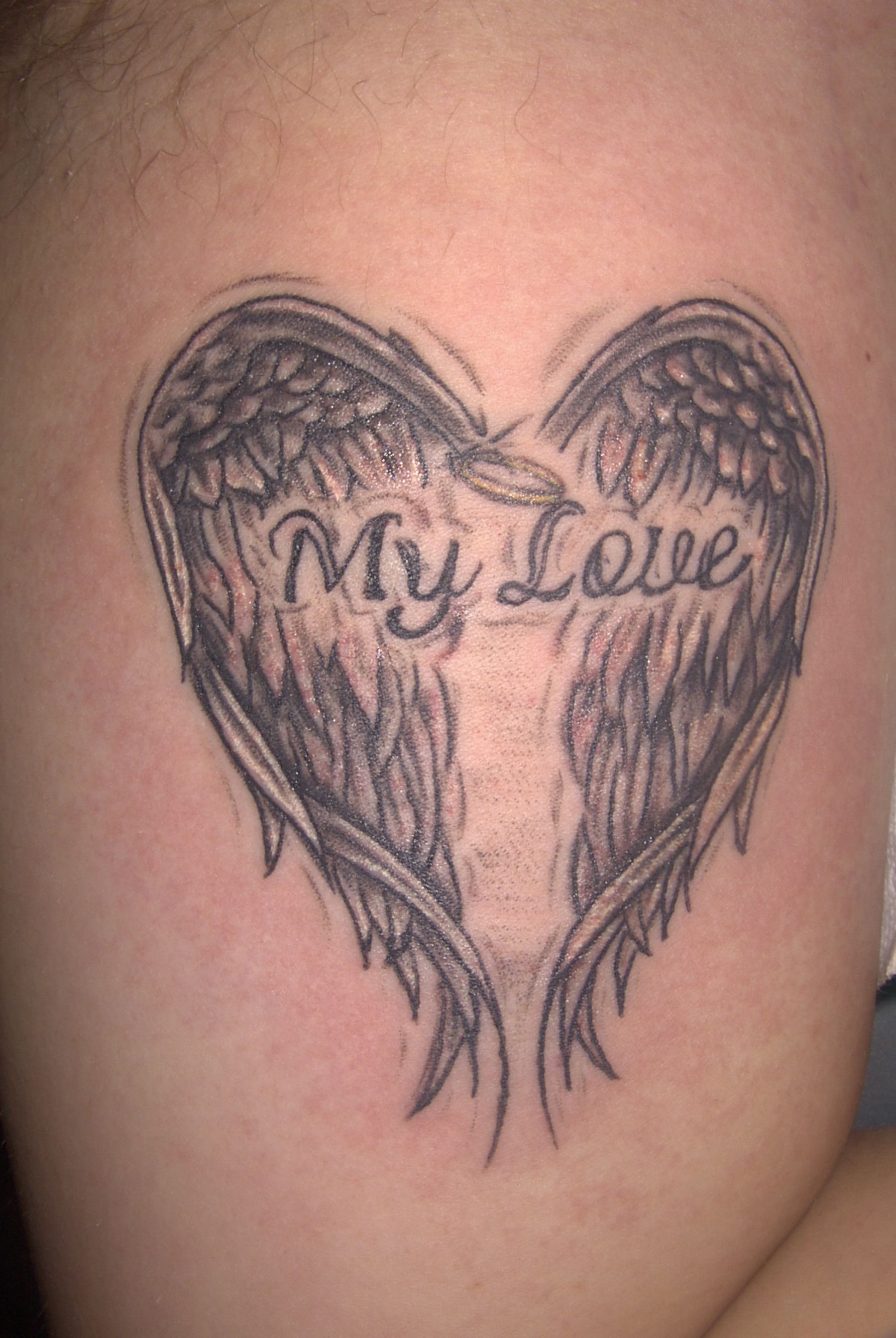 5 Stunning Tattoo Angel Wings With Heart Designs