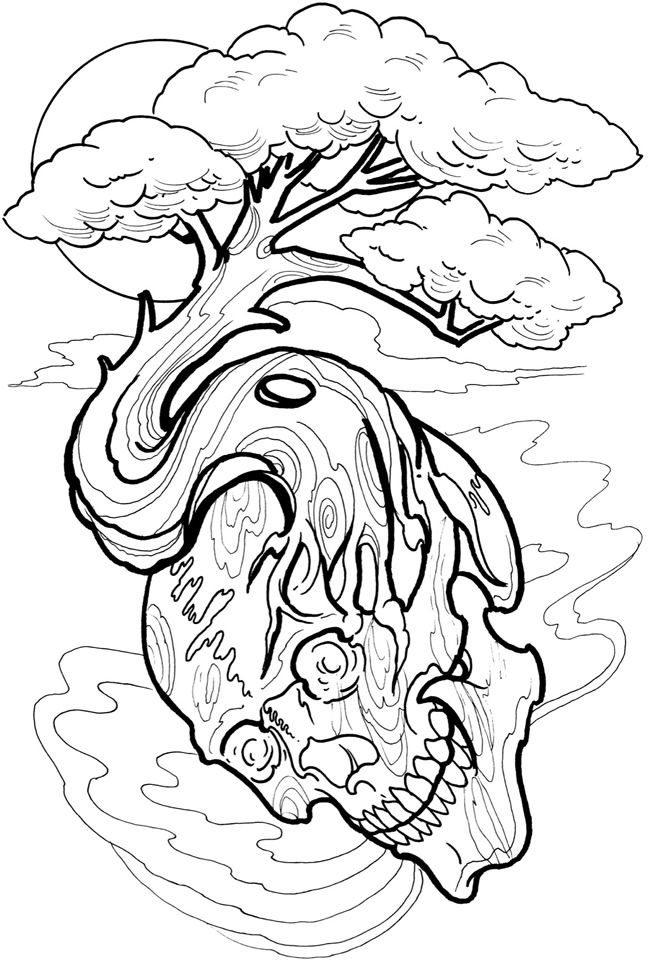 Tattoo Art Coloring Pages