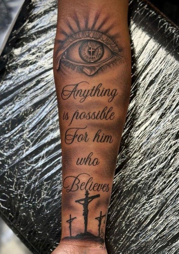 Tattoo Bible Quotes On Arm