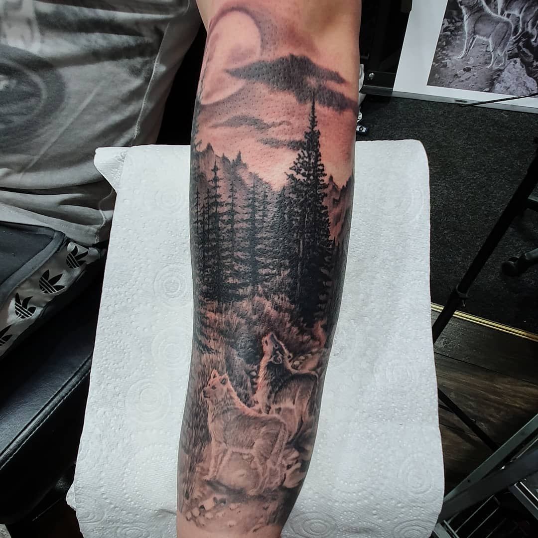 Tattoo Design For Men Beautiful Nature Sleeve