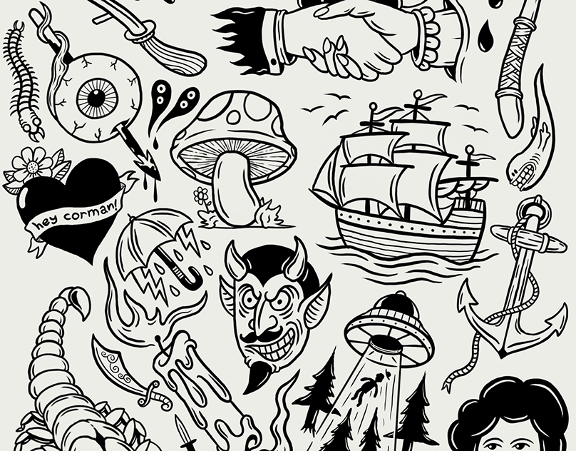 Tattoo Flash Sheets On Behance