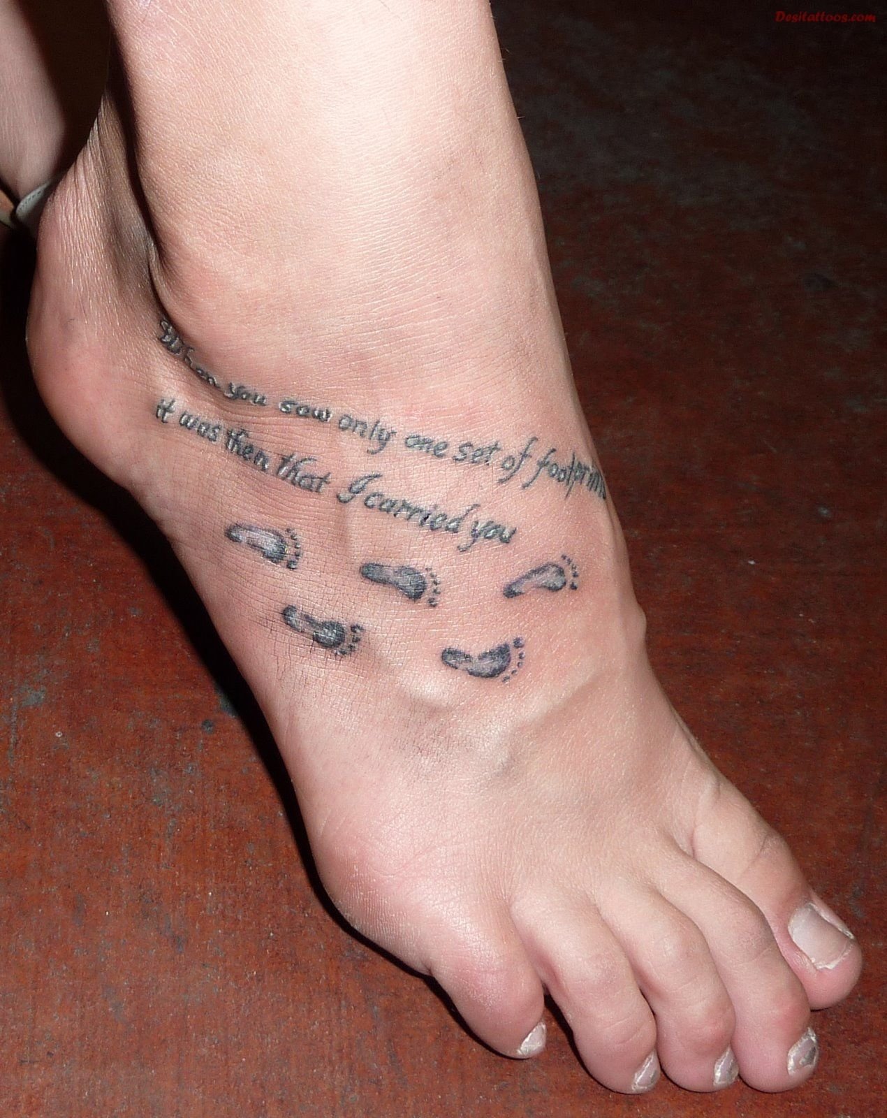 Tattoo Footprints In The Sand: A Lasting Journey