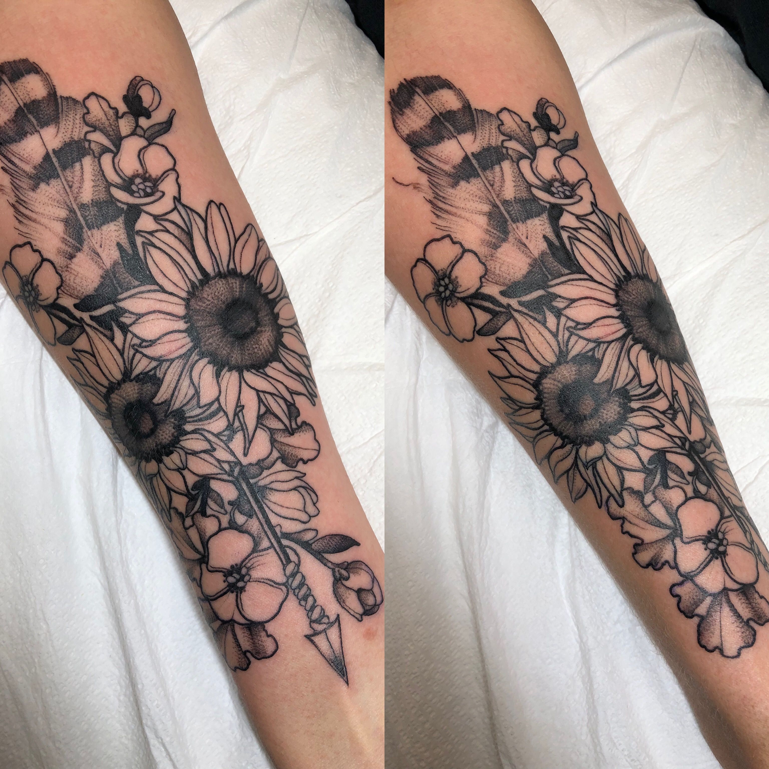 Tattoo Forearm Flowers