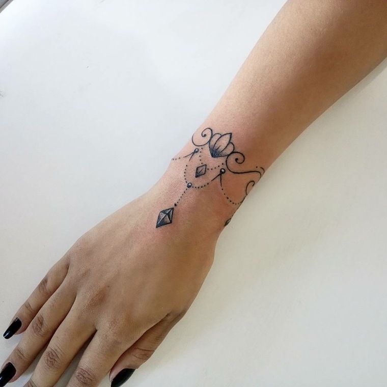 Tattoo Ideas For Ring Finger Elegant Bracelet Tattoo Designs For Wrist