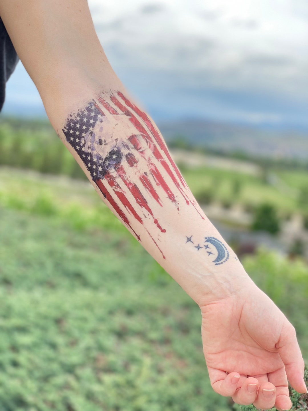 Tattoo Journal 50 Independent Patriotic American Flag Tattoos I