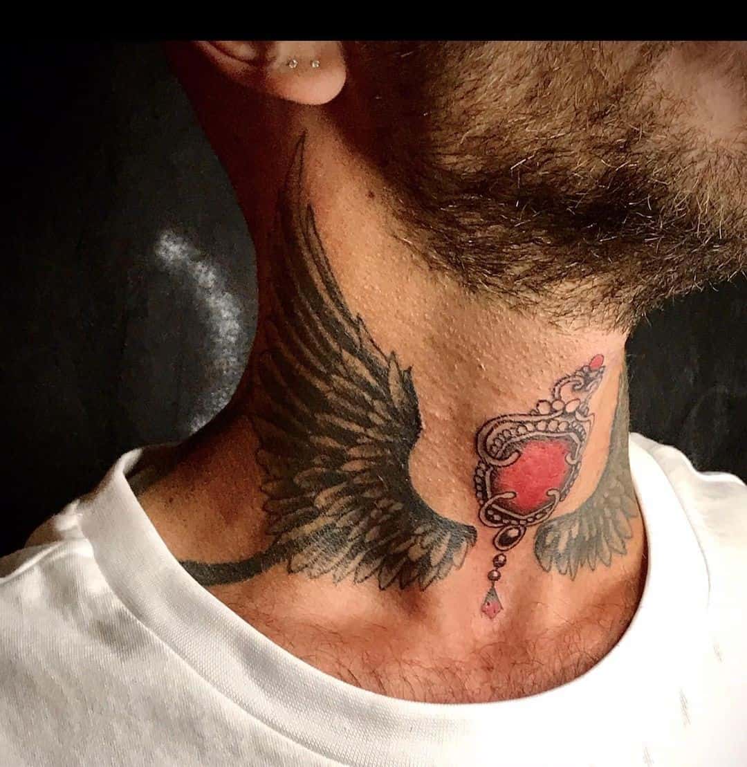 5 Stunning Wing Tattoo Ideas for Your Neck