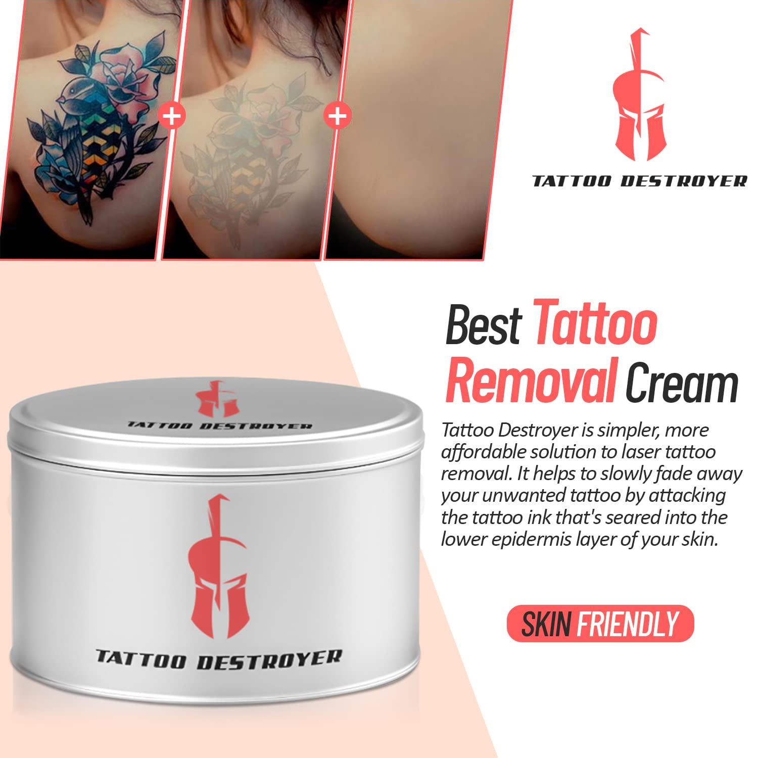 Tattoo Removal Cream Natural Fading System Wrecking Balm 2 Week Spartan