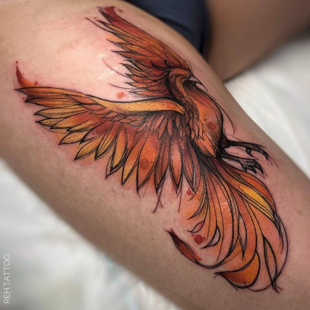 Tattoo Uploaded By Gui Moraes Harry Potter Phoenix Phoenixtattoo