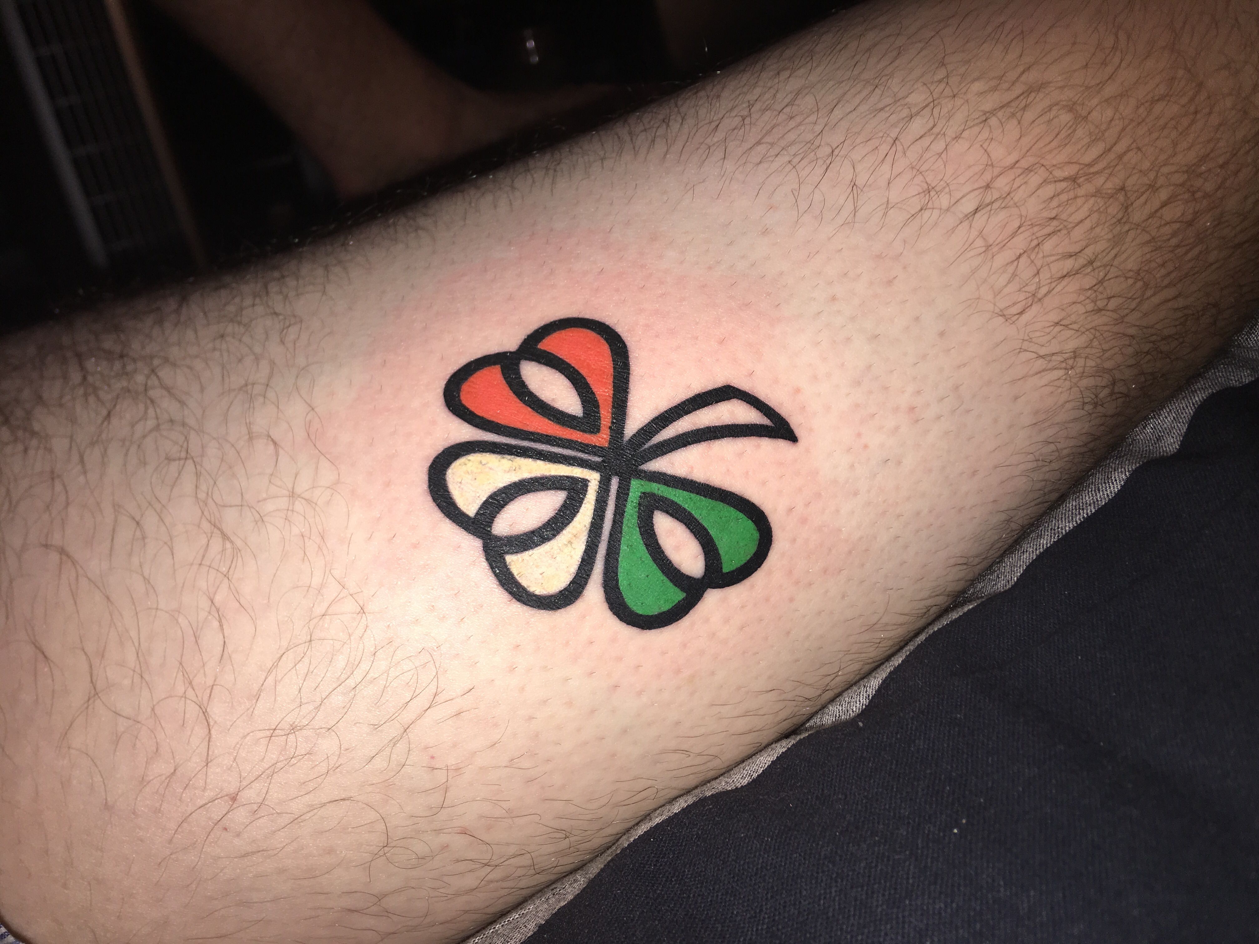 Tattoodesign Shamrock Irish Clover Irish Flag Clover Tattoo