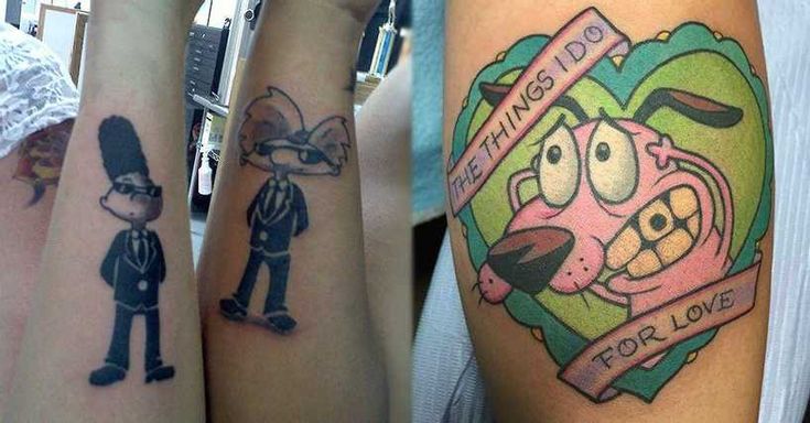 Tattoos Of 90S Cartoons That Are Just As Awesome As They Are Nostalgic