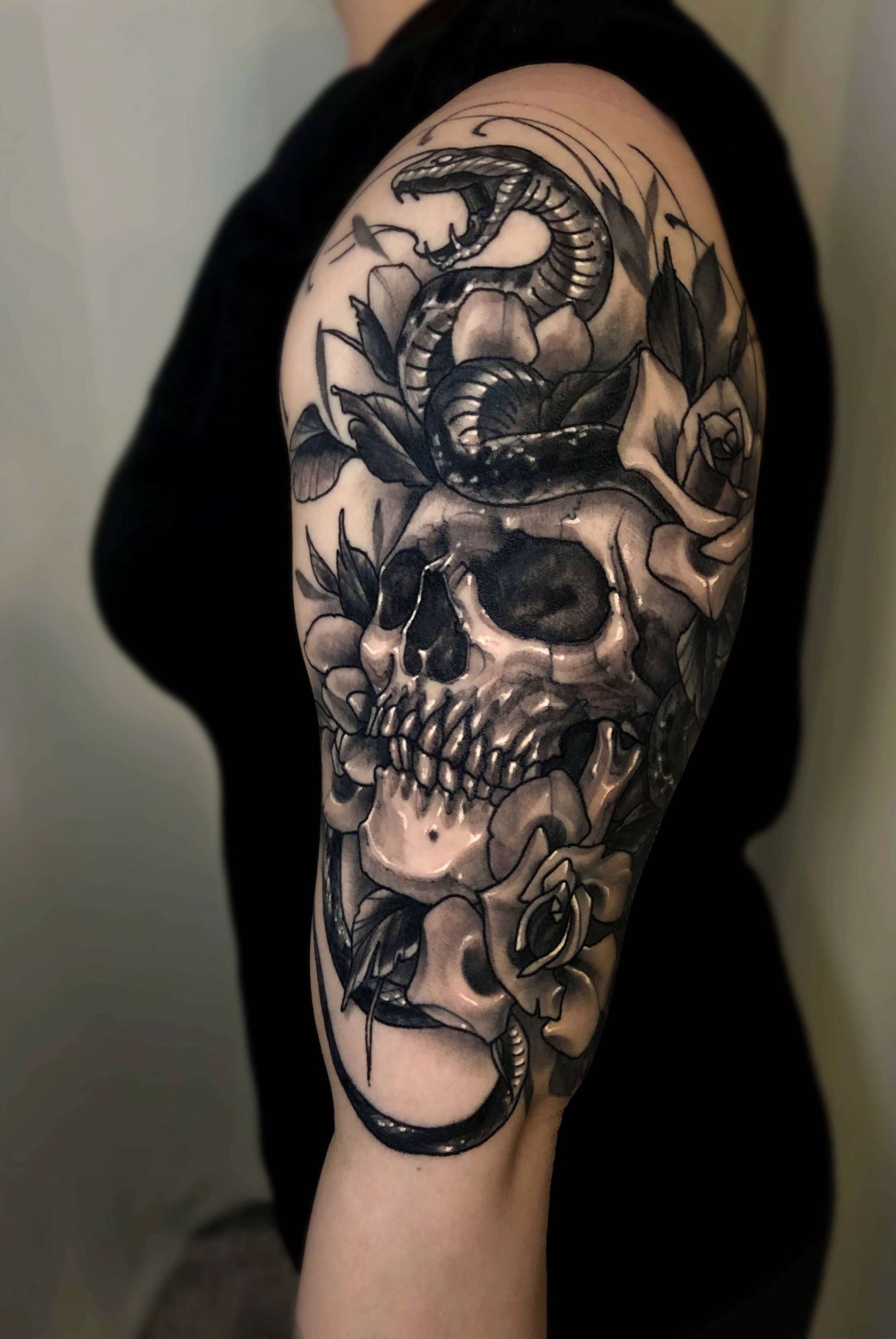 5 Skull and Snake Tattoo Ideas You'll Love