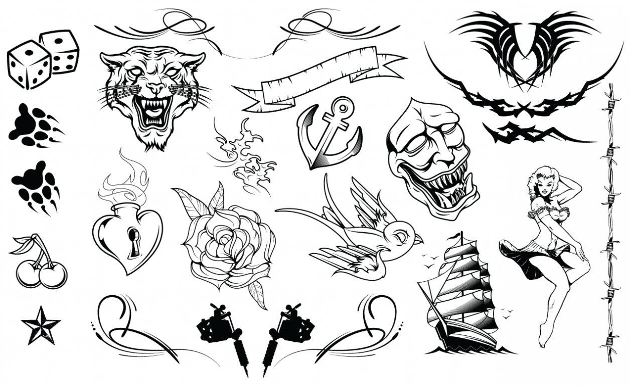 Tattoos Vector Pack