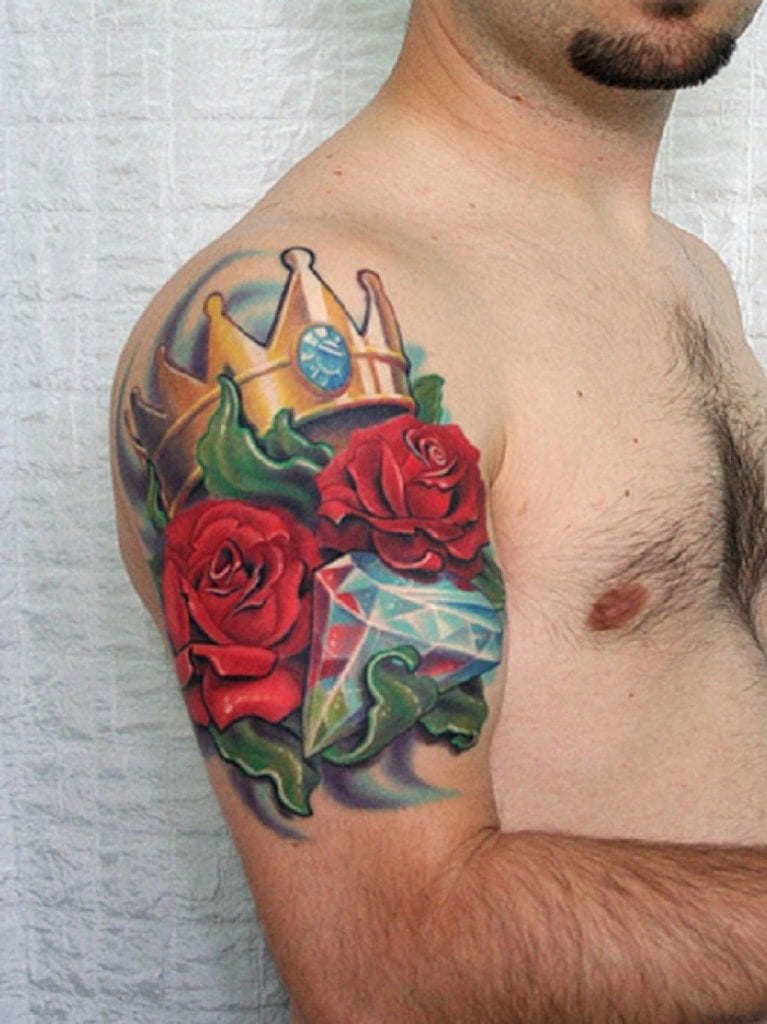 Tatuajes De Rosas Para Hombres Tatuantes