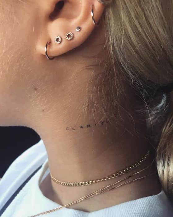 5 Small Neck Tattoo Ideas for Beginners