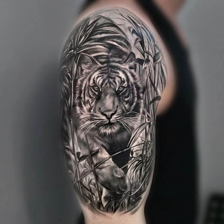 The 12 Best Half Sleeve Tattoos Tiger Tattoo Designs Petpress