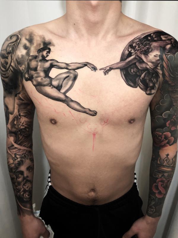 The Creation Of Adam Tattoo Artofit