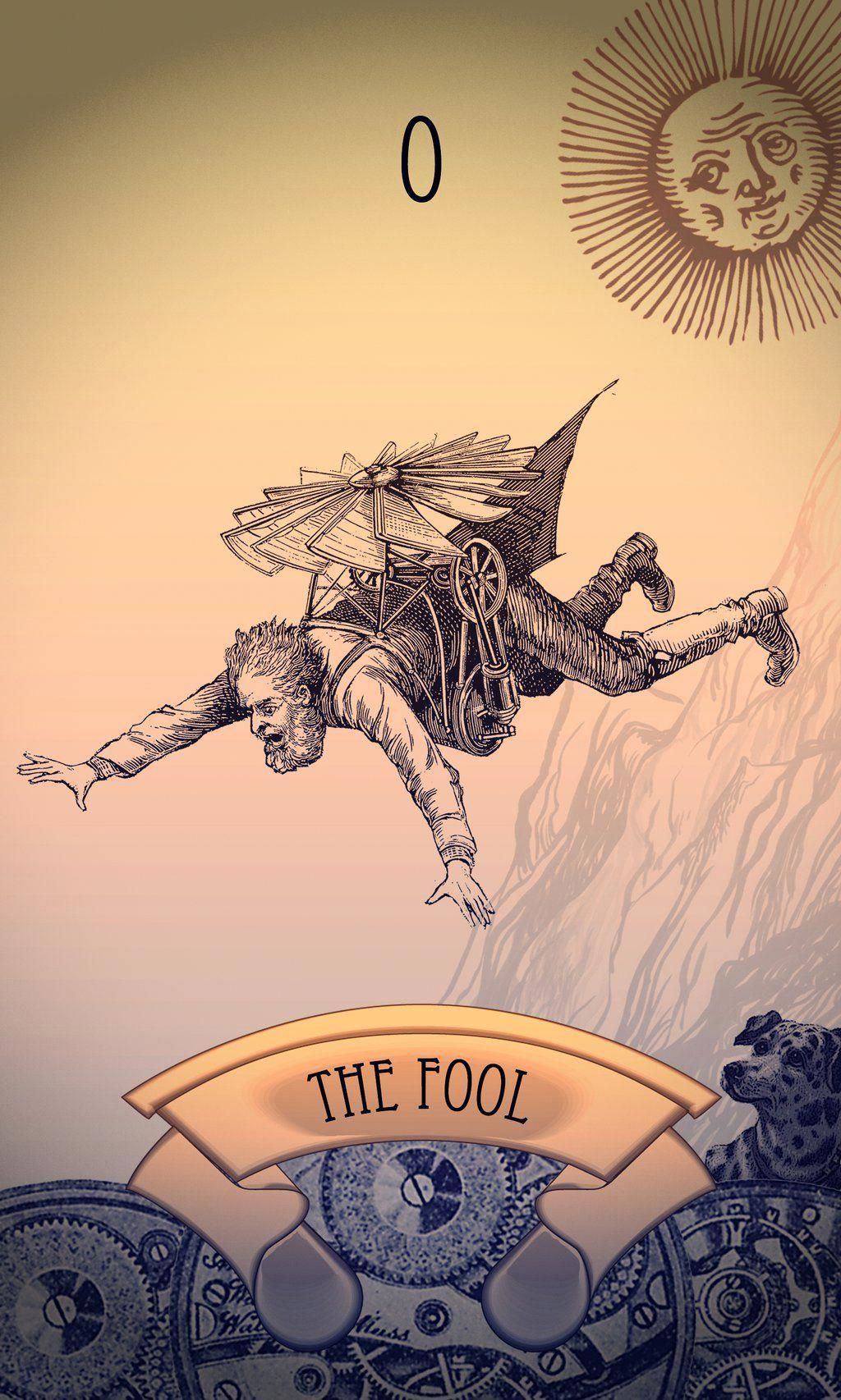 The Fool Tarot Card Vintage Art Vinyl Sticker The Bullish Store