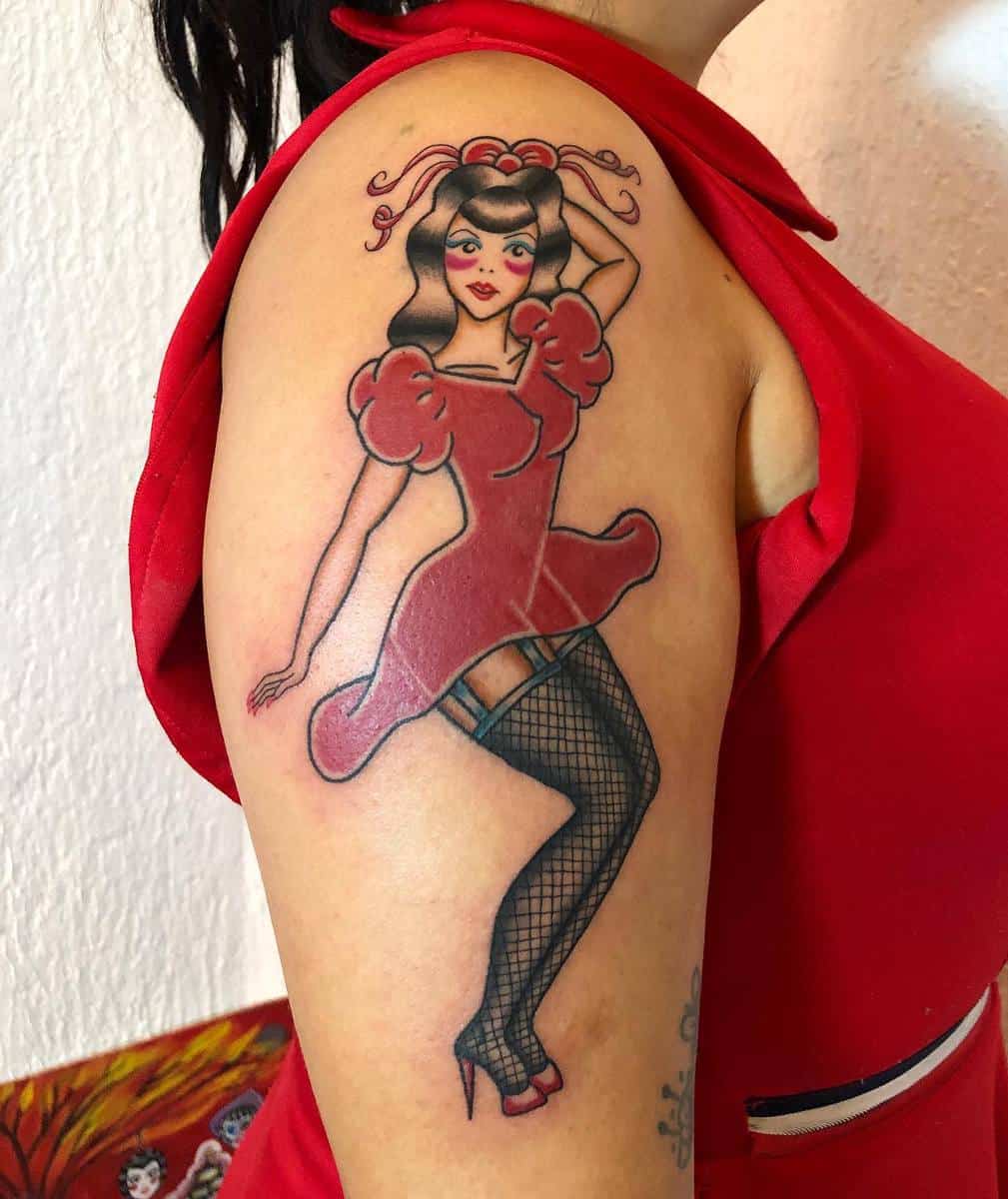 The Top 51 Pin Up Girl Tattoo Ideas 2021 Inspiration Guide