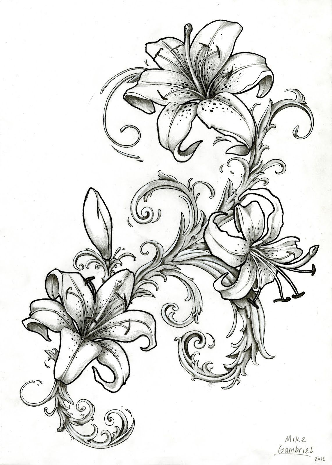 Stunning Tiger Lily Tattoo Designs: A Visual Guide