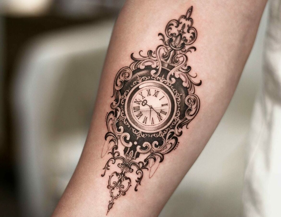 Time Clock Tattoo Artofit