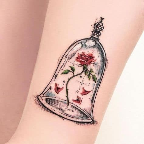 Top 100 Best Beauty And The Beast Tattoos 2022 Inspiration Guide Artofit