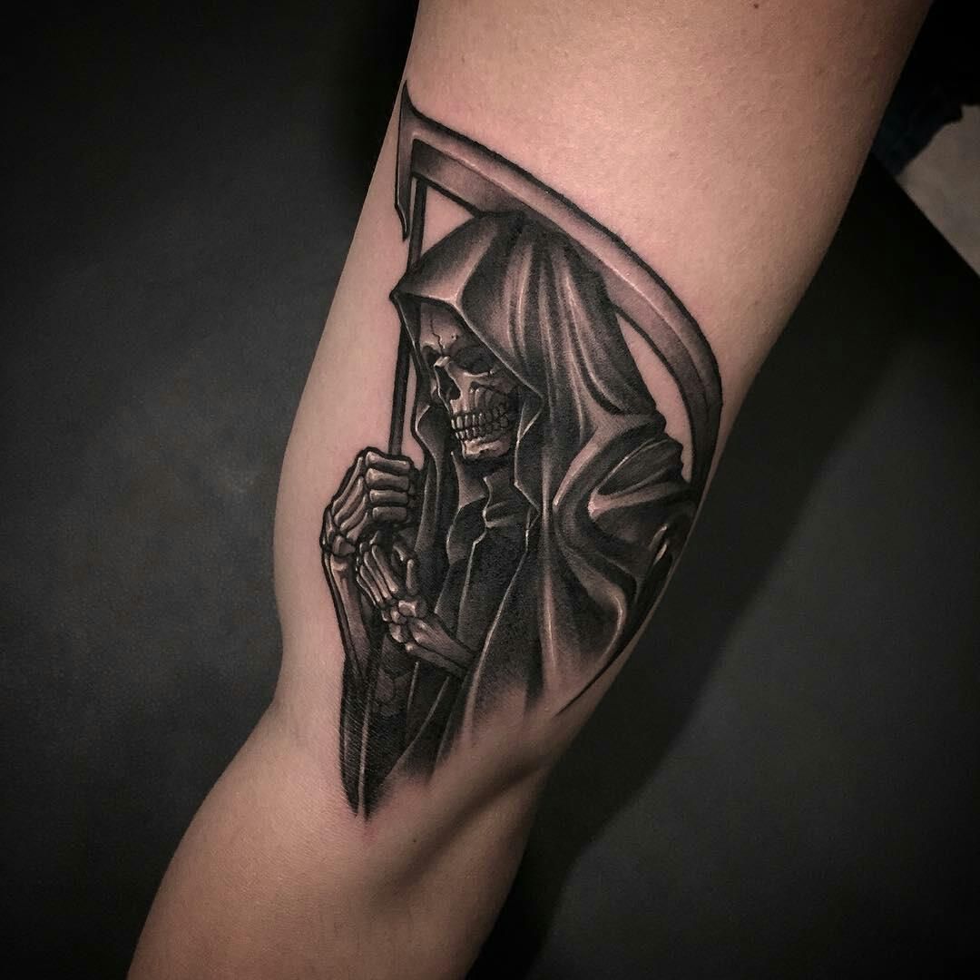 Top 100 Tatuajes De La Santa Muerte Chicos Abzlocal Mx