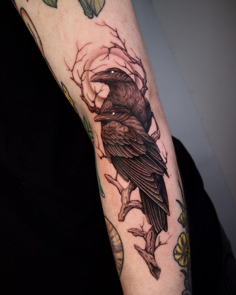 Top 20 Amazing Raven Tattoo Designs Will Change Your Life Raven