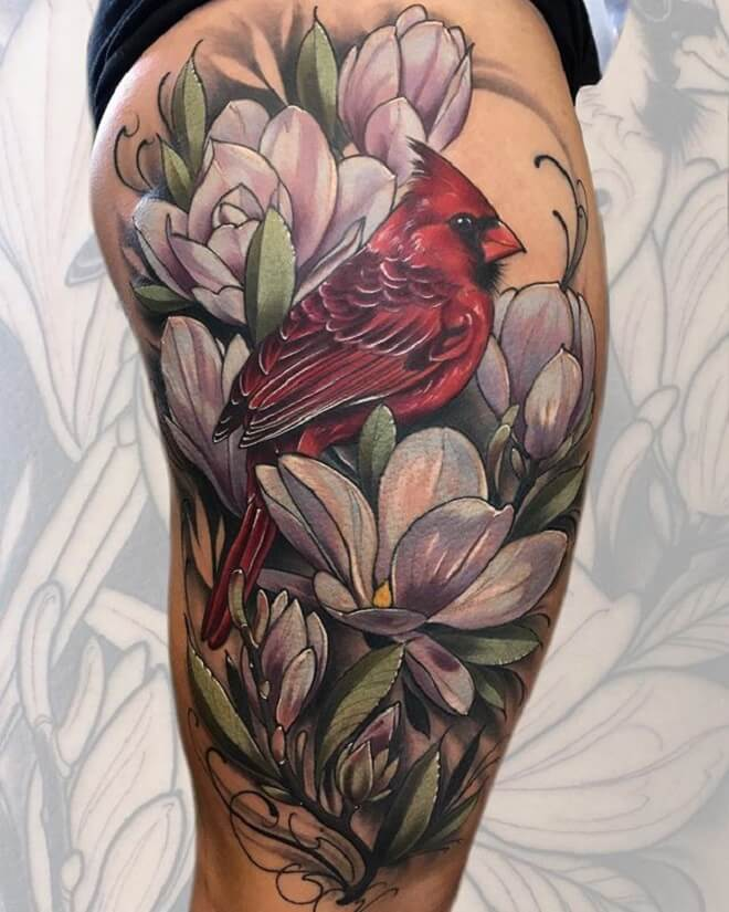 Top 30 Cardinal Tattoos Beautiful Cardinal Tattoo Designs Ideas