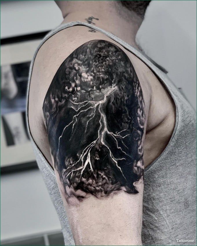 Top 40 Best Realistic Lightning Tattoo With Meaning