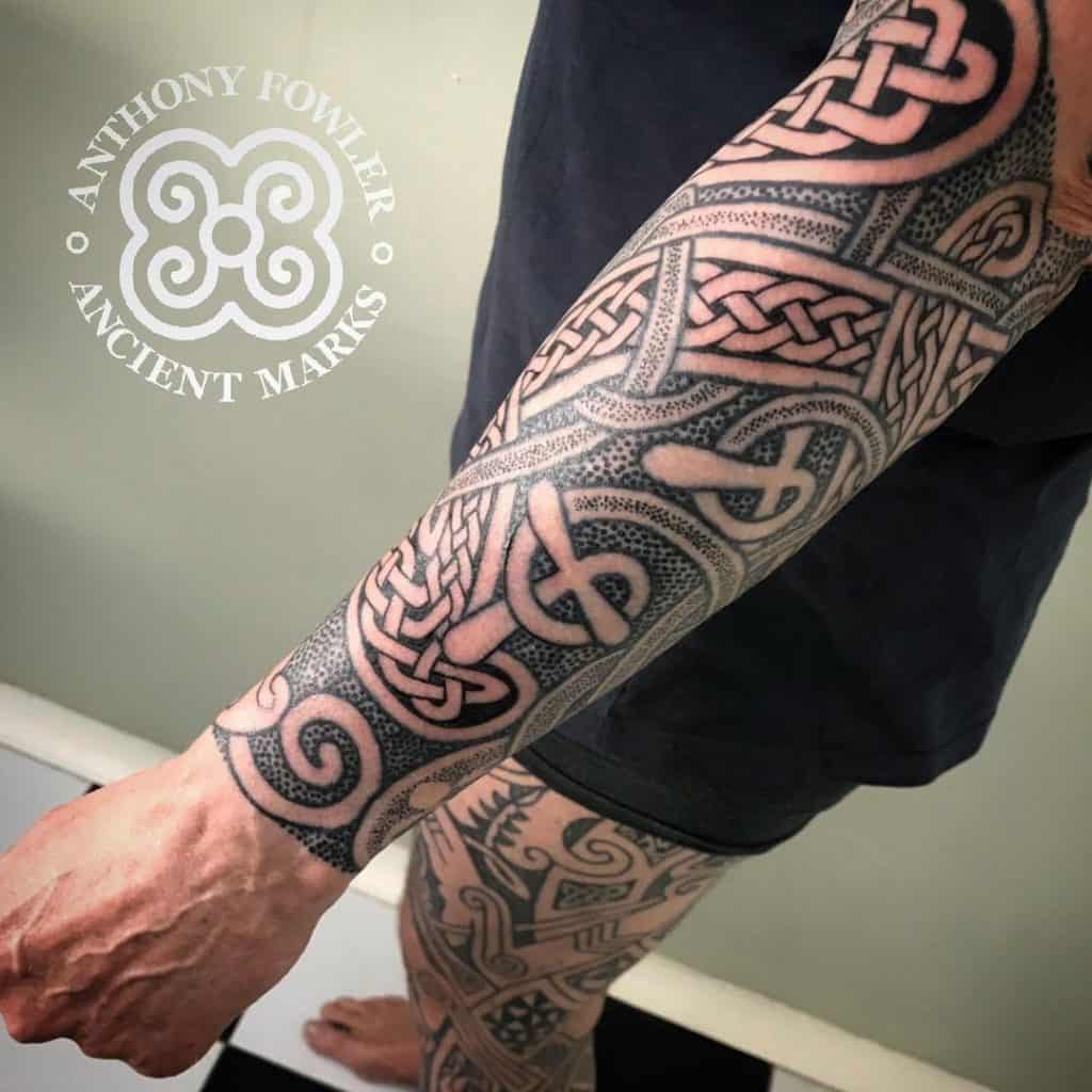 Top 43 Celtic Sleeve Tattoo Ideas 2020 Inspiration Guide Celtic