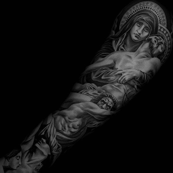 Top 51 Jesus Sleeve Tattoo Ideas 2021 Inspiration Guide