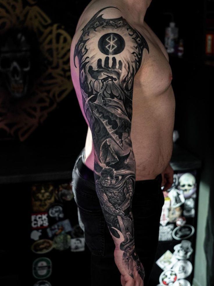 Top 62 Berserk Sleeve Tattoo Latest In Cdgdbentre