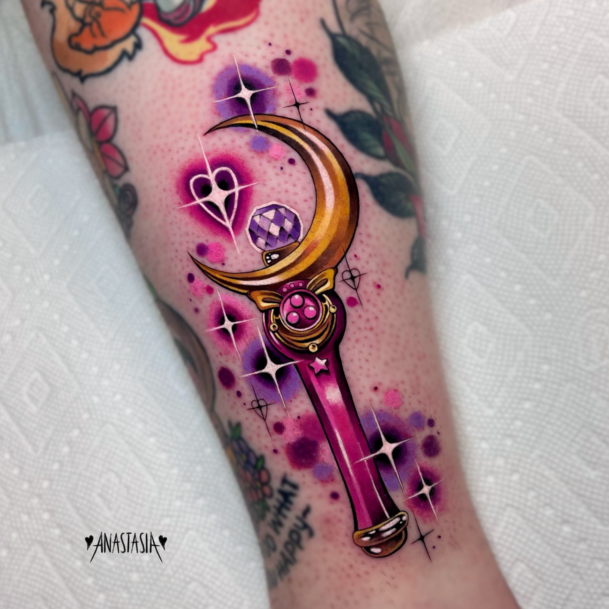 Top 72 Sailor Moon Wand Tattoo Best In Cdgdbentre