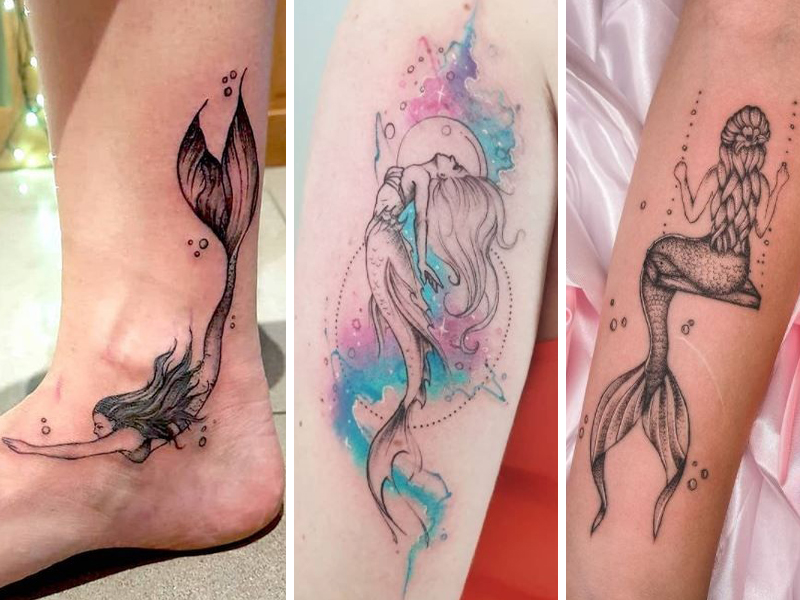 Top 75 Simple Little Mermaid Tattoo Latest In Coedo Com Vn