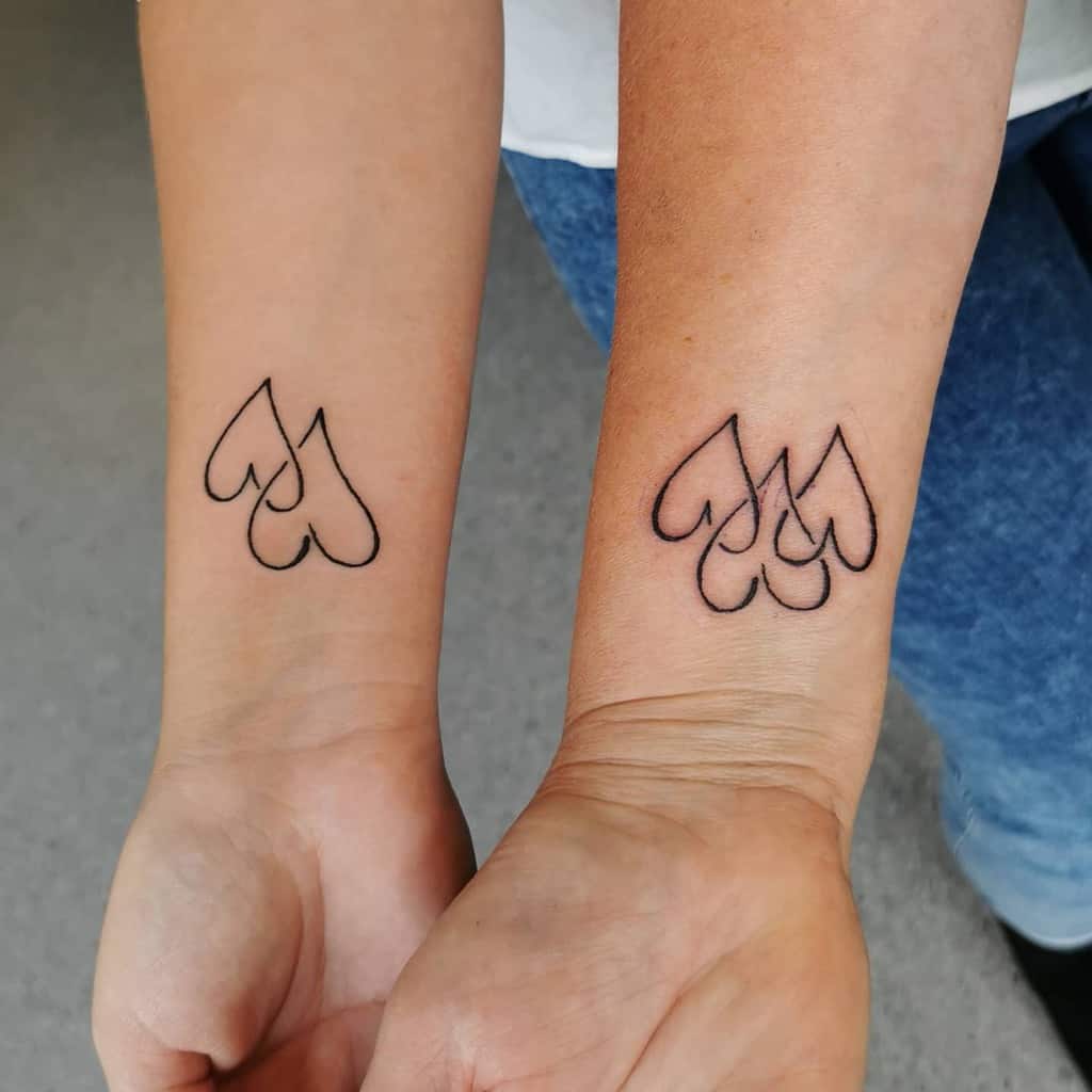 Top 76 Small Heart Outline Tattoo Latest In Coedo Com Vn